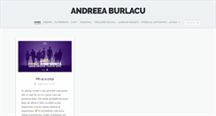 Desktop Screenshot of andreeaburlacu.ro