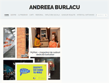 Tablet Screenshot of andreeaburlacu.ro